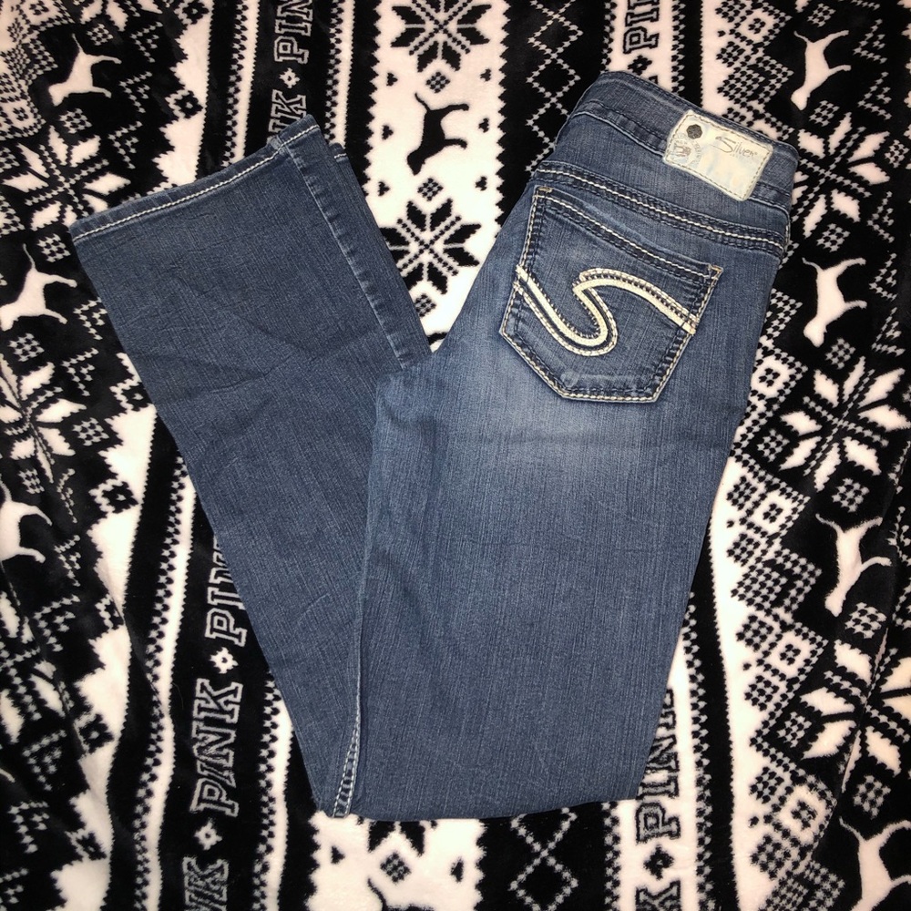Silver jeans